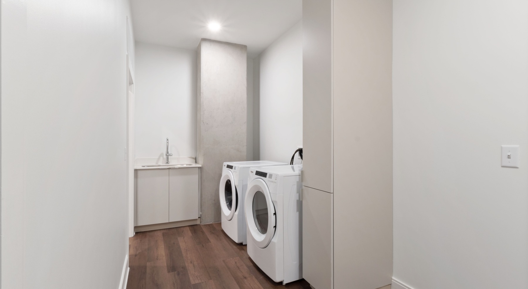bath area with a standalone tub