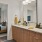 well lit bathroom with bedroom access
