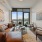 floor-to-ceiling windows in living room