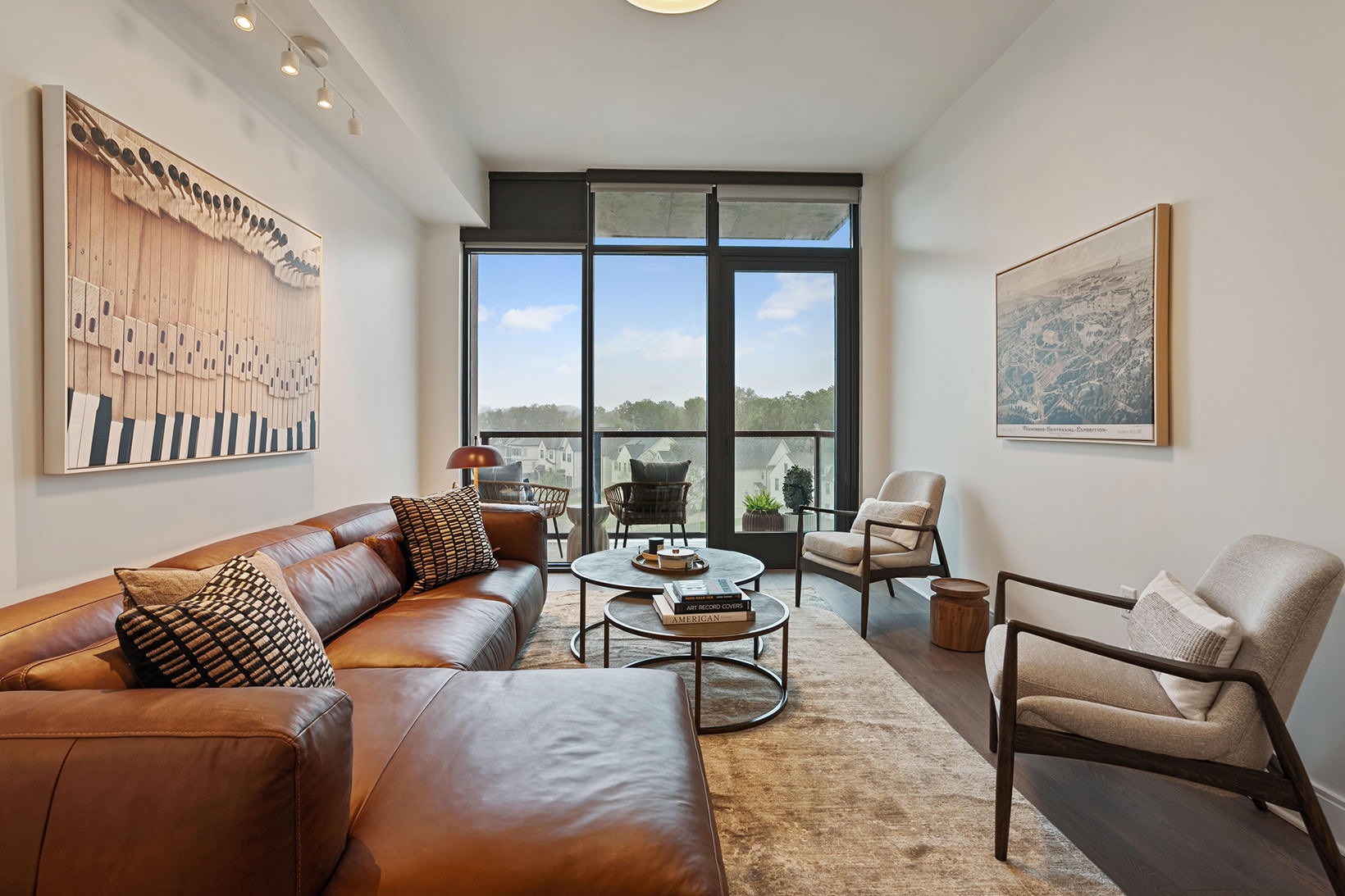 Gorgeous natural light in your living space floor-to-ceiling windows in living room