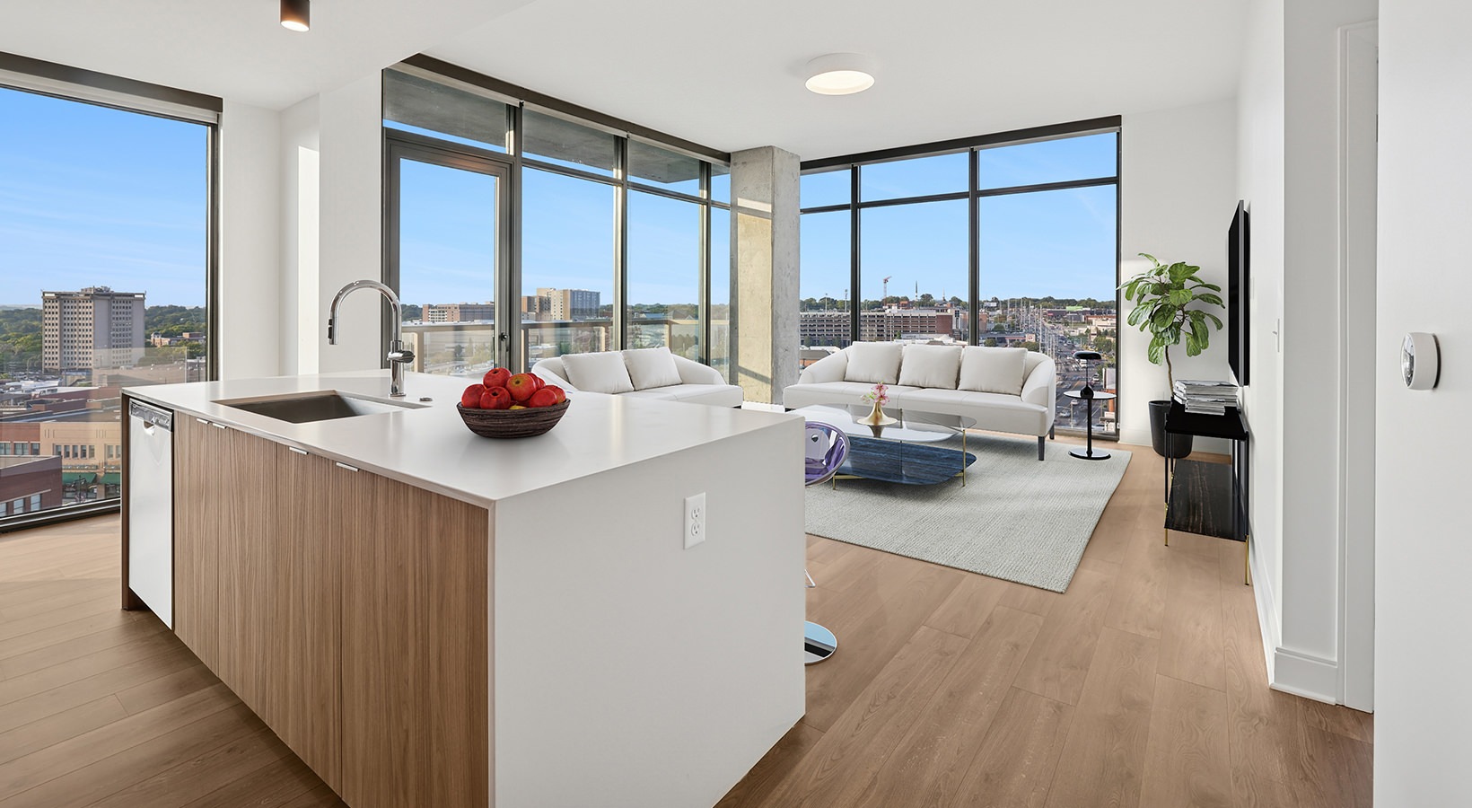 Wide open living areas perfect for entertaining Livingroom
